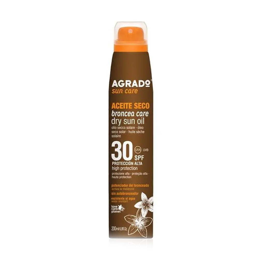 Суха олія для тіла Agrado Dry Sun Oil SPF 30, 200 мл